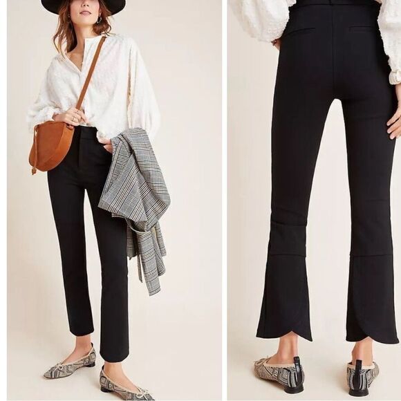 Anthropologie Pants - NWT Anthropologie The Essential Slim Tulip-Hem Pants Size 2